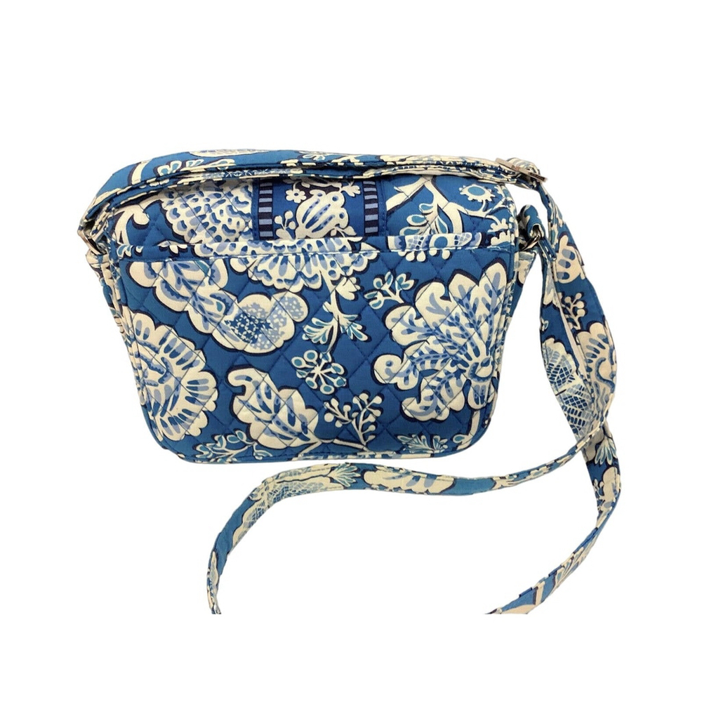 Vera Bradley Retired Blue Lagoon Adjustable Strap Crossbody Shoulder Bag - Picture 3 of 5